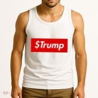 $Trump Coin Meme Cryptocurrency Crypto Donald Trump Tank Top thumb 3