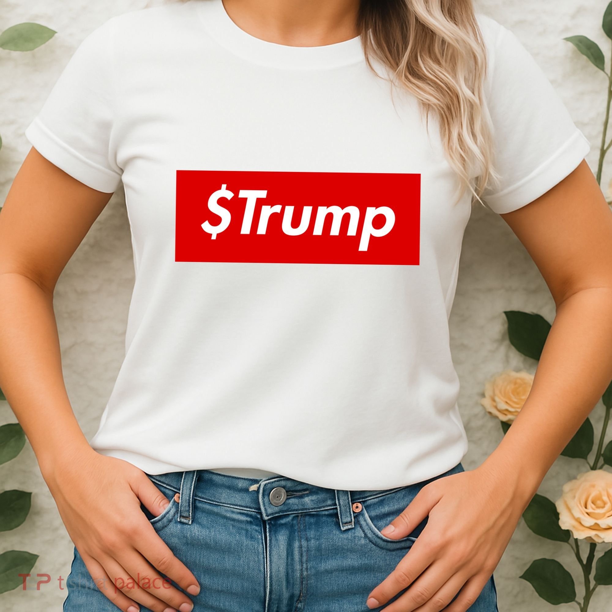 $Trump Coin Meme Cryptocurrency Crypto Donald Trump Women's T-Shirt