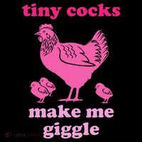 Tiny Cocks Make Me Giggle Funny Chicken Kids Sweatshirt thumb 2