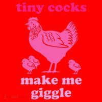 Tiny Cocks Make Me Giggle Funny Chicken Santa Hat thumb 1