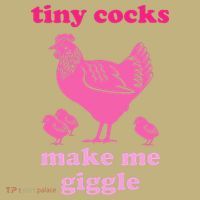 Tiny Cocks Make Me Giggle Funny Chicken Kids T-Shirt thumb 2