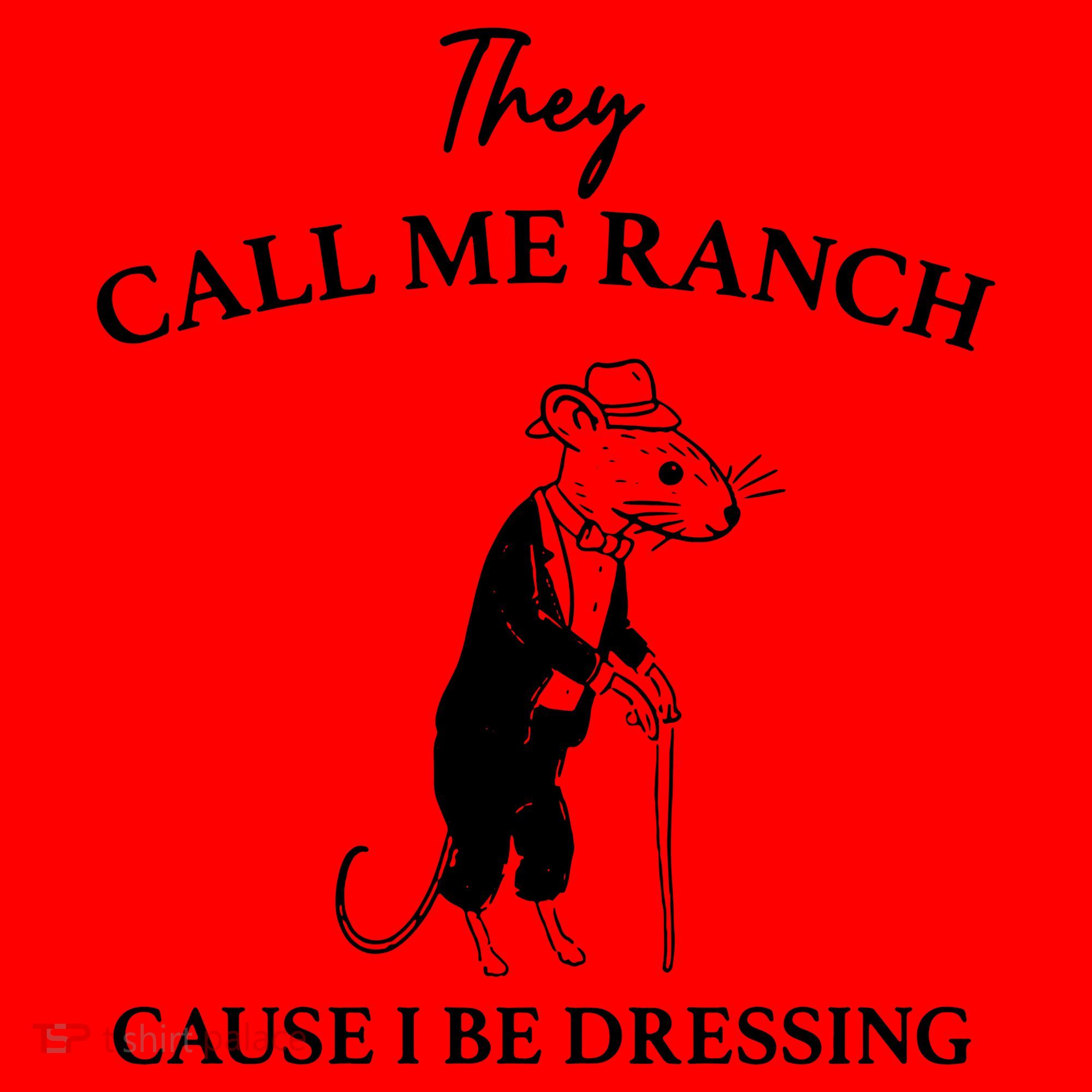 They Call Me Ranch Cause I Be Dressing Meme Santa Hat