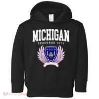 Traverse City Michigan Classy Logo Toddler Hoodie thumb 0