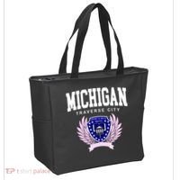 Traverse City Michigan Classy Logo Tote Bag thumb 2