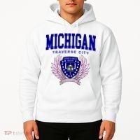 Traverse City Michigan Classy Logo Hoodie thumb 2