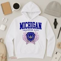 Traverse City Michigan Classy Logo Hoodie thumb 3