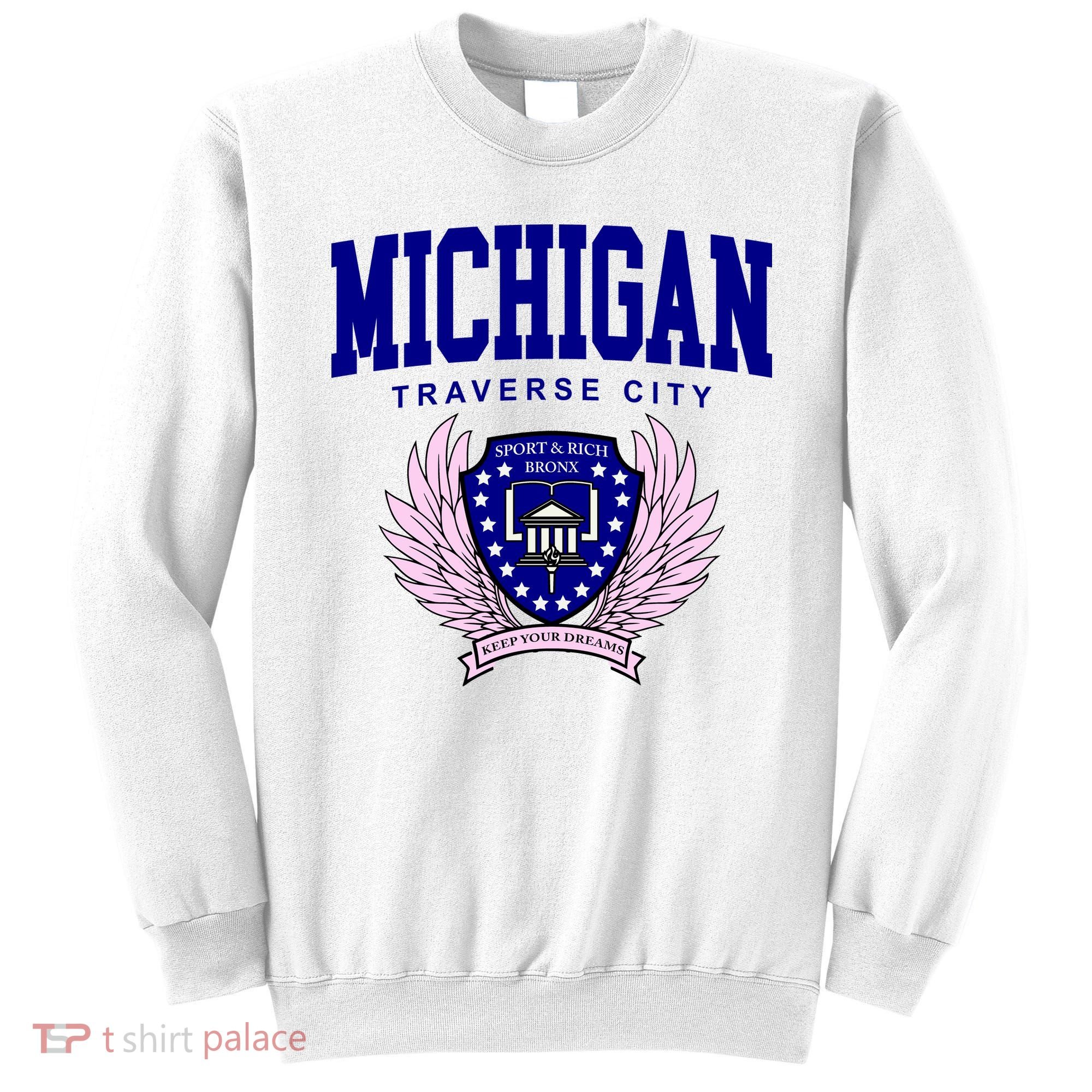Traverse City Michigan Classy Logo Sweatshirt