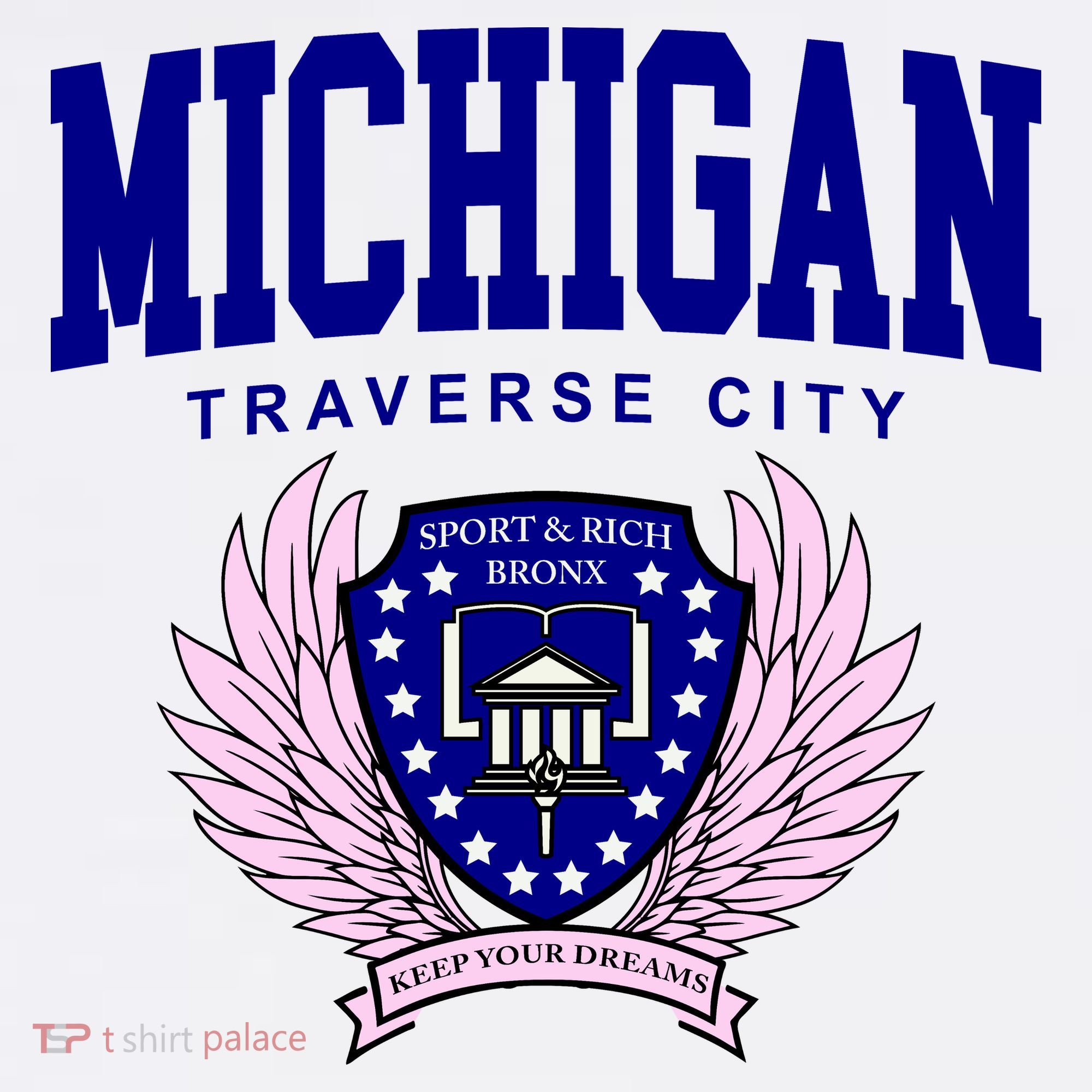 Traverse City Michigan Classy Logo Sweatshirt