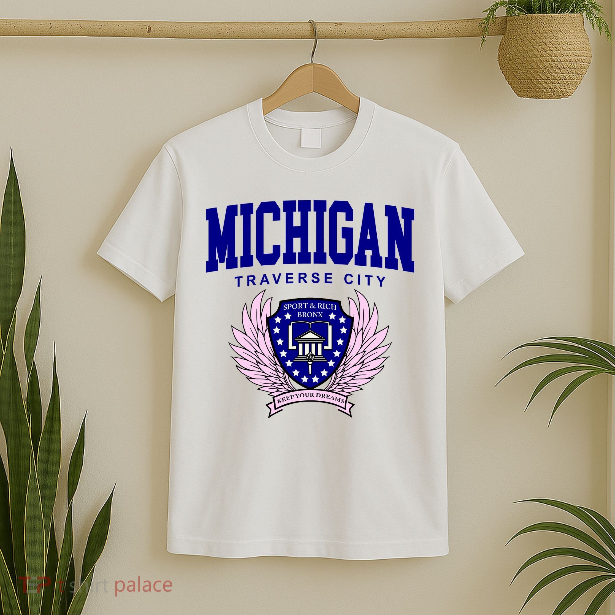 Traverse City Michigan Classy Logo T-Shirt