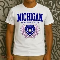 Traverse City Michigan Classy Logo T-Shirt thumb 3