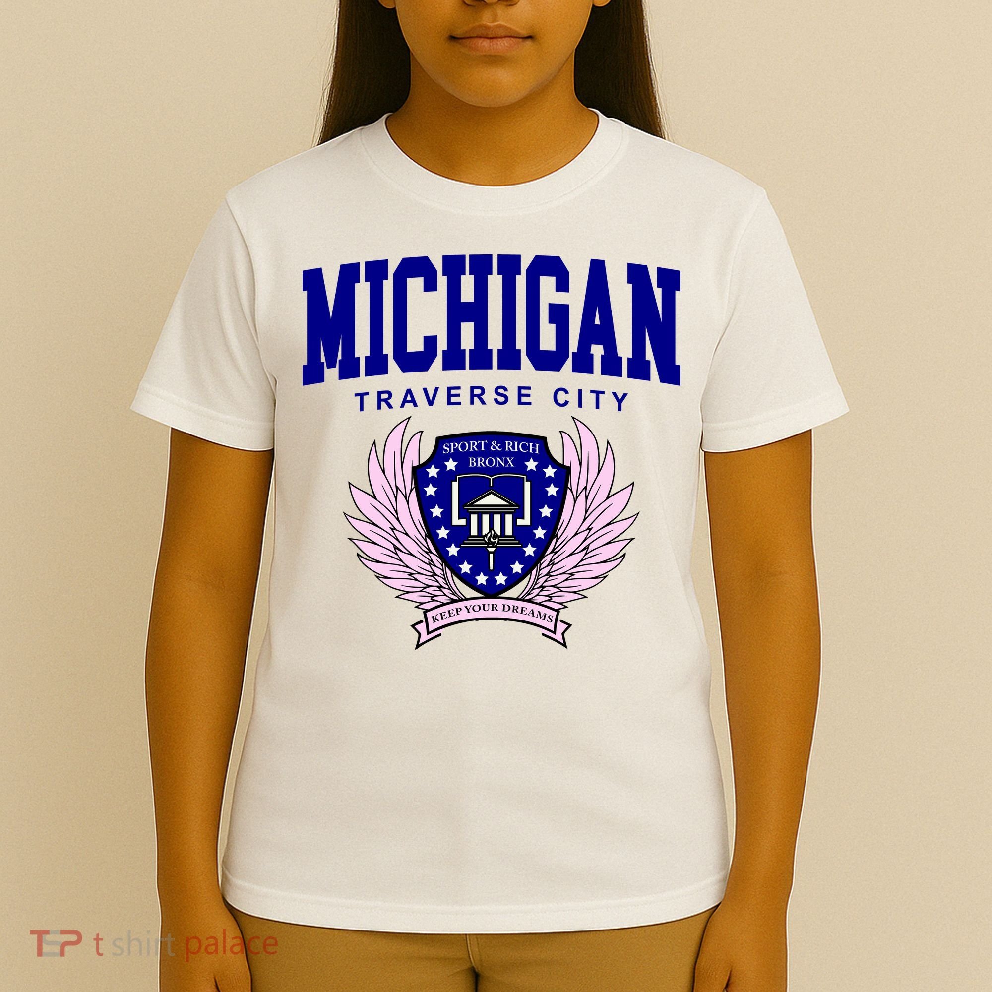 Traverse City Michigan Classy Logo T-Shirt