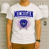 Traverse City Michigan Classy Logo T-Shirt thumb 6