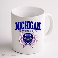 Traverse City Michigan Classy Logo Coffee Mug thumb 1