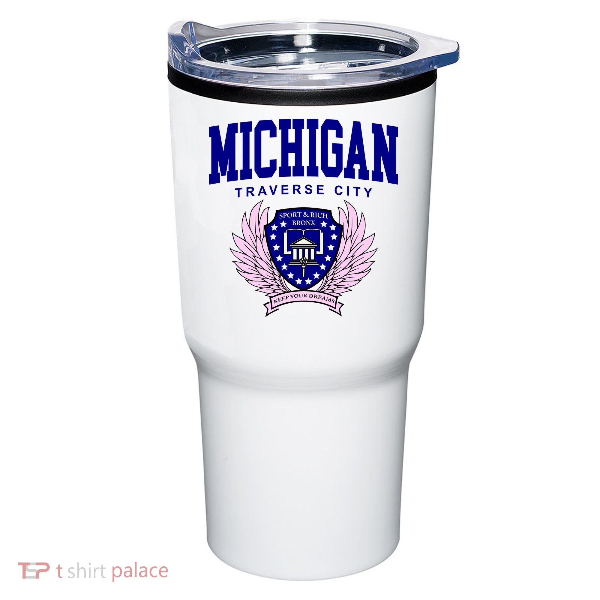 Traverse City Michigan Classy Logo Tumbler