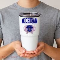 Traverse City Michigan Classy Logo Tumbler thumb 2
