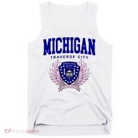 Traverse City Michigan Classy Logo Tank Top thumb 0