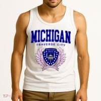 Traverse City Michigan Classy Logo Tank Top thumb 3