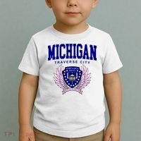 Traverse City Michigan Classy Logo Toddler T-Shirt thumb 2