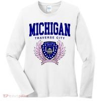 Traverse City Michigan Classy Logo Women's Long Sleeve Shirt thumb 0