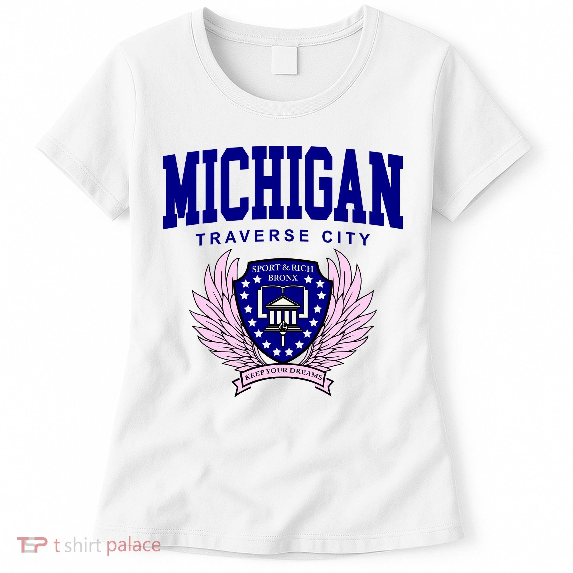 Traverse City Michigan Classy Logo Women's T-Shirt