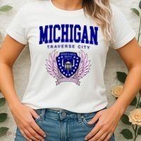 Traverse City Michigan Classy Logo Women's T-Shirt thumb 2