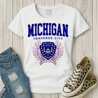 Traverse City Michigan Classy Logo Women's T-Shirt thumb 3