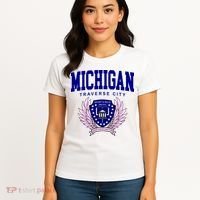 Traverse City Michigan Classy Logo Women's T-Shirt thumb 4