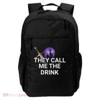 They Call Me The Drink Funny Meme Backpack thumb 0