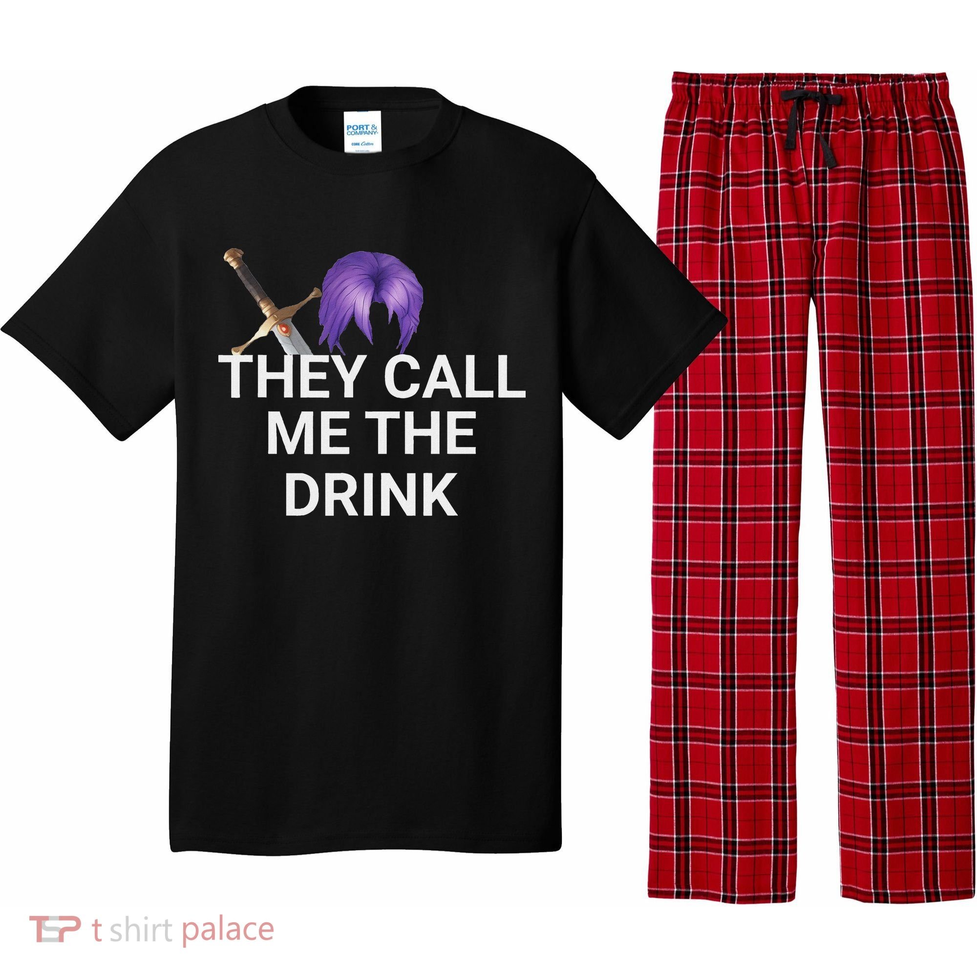 They Call Me The Drink Funny Meme Pajama Set