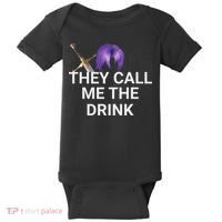 They Call Me The Drink Funny Meme Baby Bodysuit thumb 0