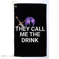 They Call Me The Drink Funny Meme Golf Towel thumb 0