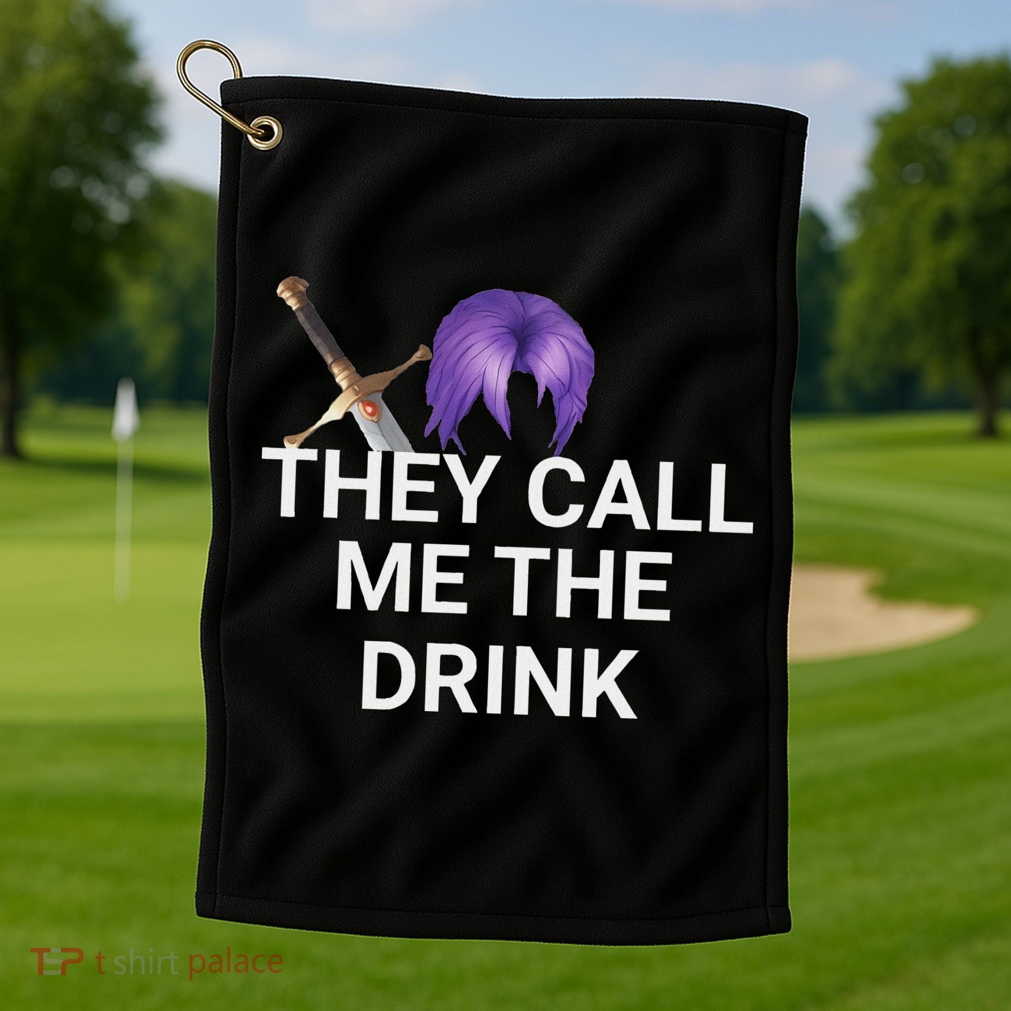 They Call Me The Drink Funny Meme Golf Towel