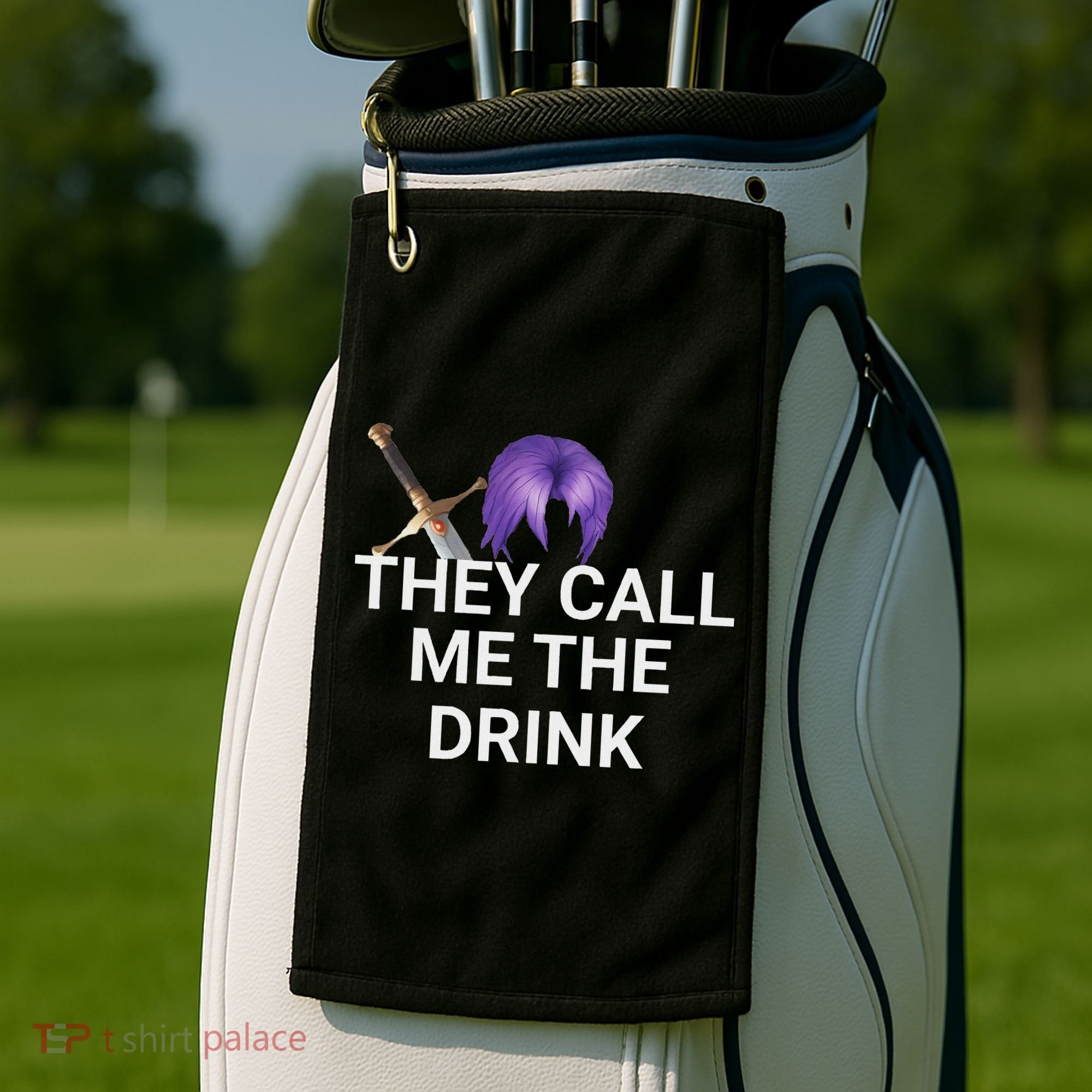 They Call Me The Drink Funny Meme Golf Towel