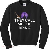 They Call Me The Drink Funny Meme Kids Sweatshirt thumb 0