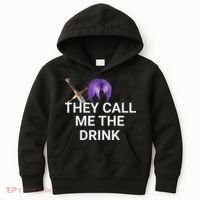 They Call Me The Drink Funny Meme Kids Hoodie thumb 0