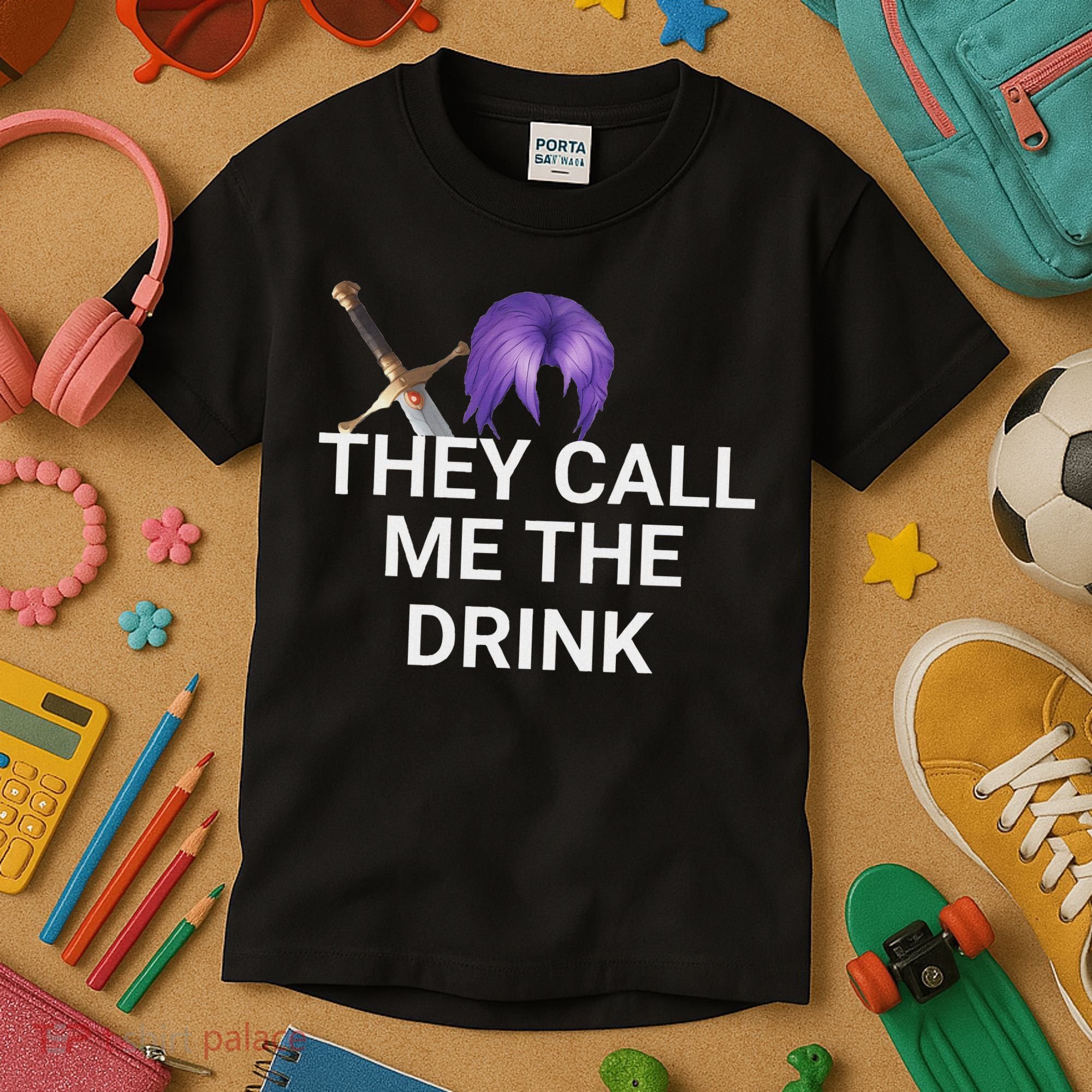 They Call Me The Drink Funny Meme Kids T-Shirt