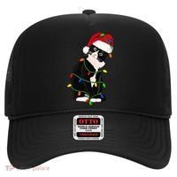 Tuxedo Cat Meow Santa Tuxie Christmas Tree Lights Cat Catmas Gift Hat thumb 0
