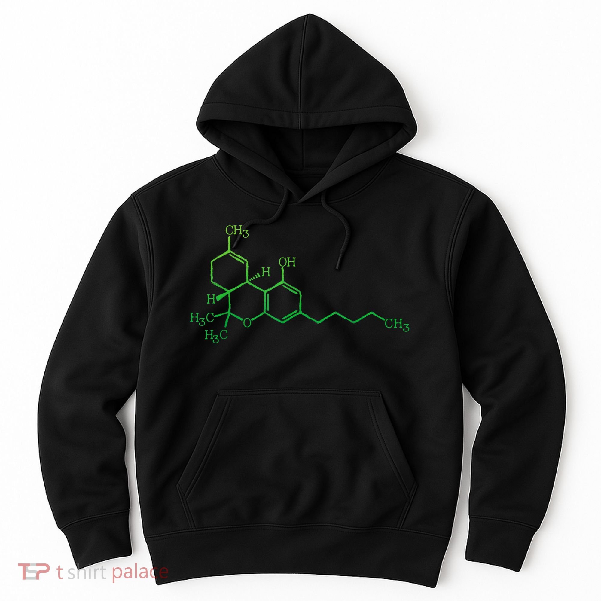 THC Cannabis Marijuana Medicine Chemical Formula Hoodie