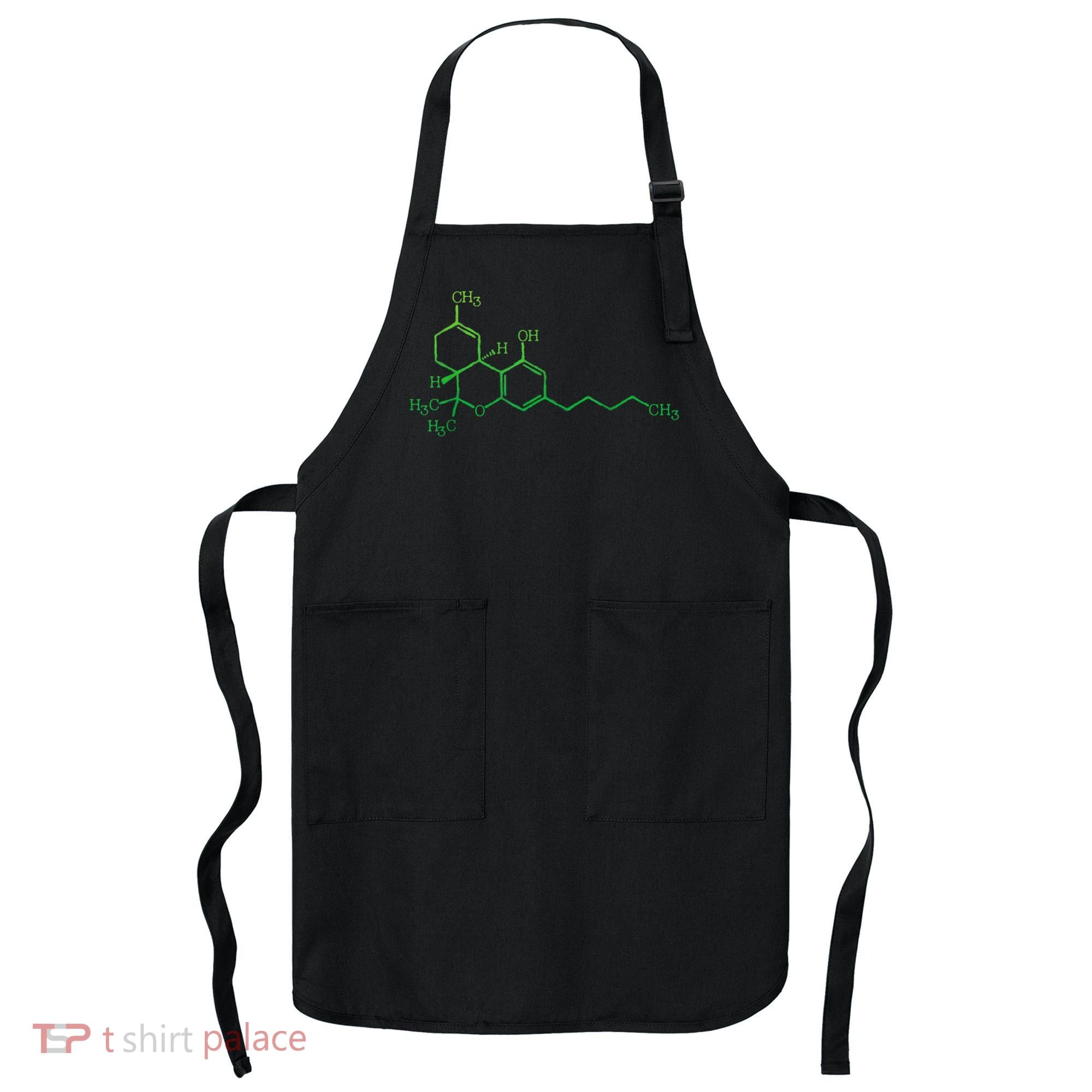 THC Cannabis Marijuana Medicine Chemical Formula Apron