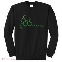 THC Cannabis Marijuana Medicine Chemical Formula Sweatshirt thumb 0