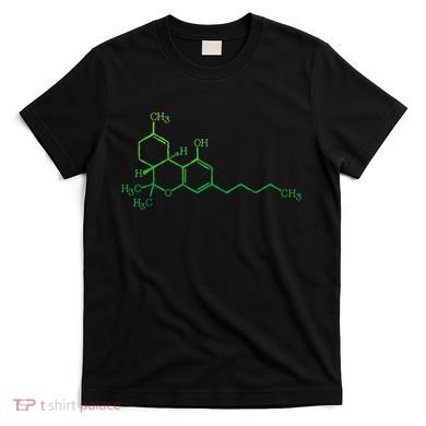 THC Cannabis Marijuana Medicine Chemical Formula T-Shirt