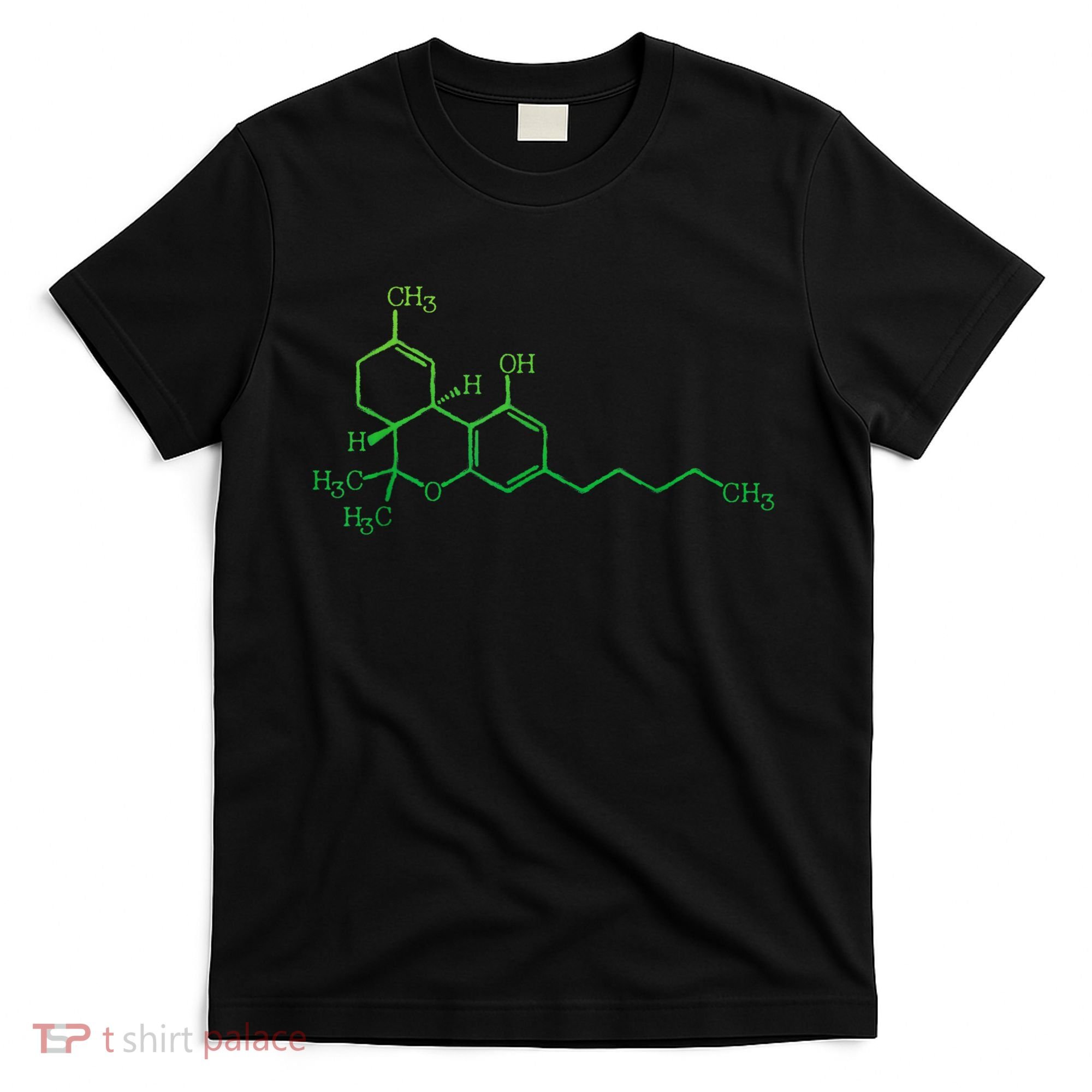 THC Cannabis Marijuana Medicine Chemical Formula T-Shirt