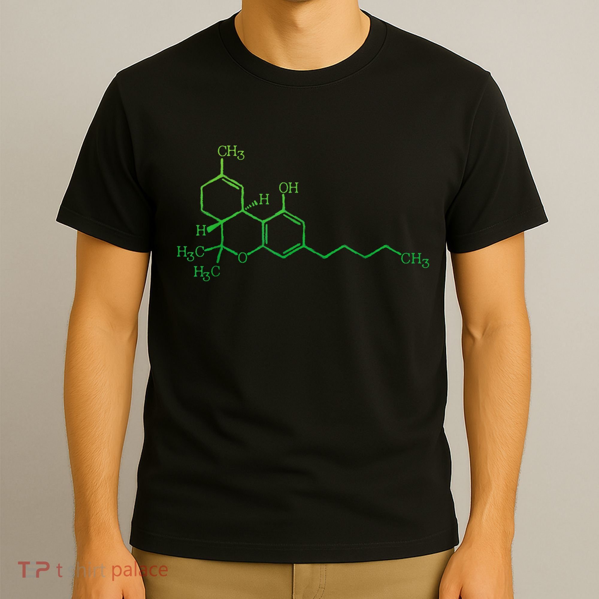 THC Cannabis Marijuana Medicine Chemical Formula T-Shirt