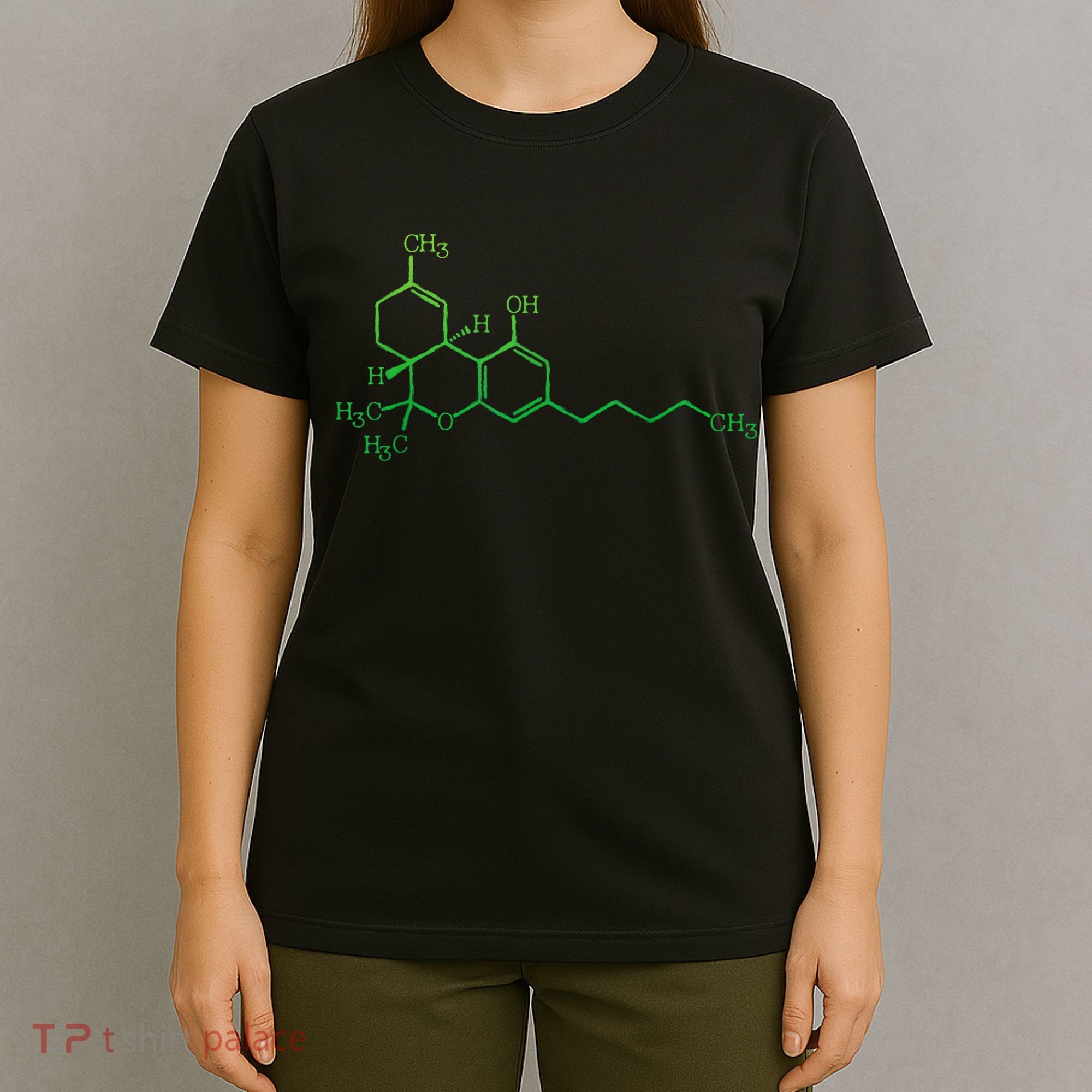 THC Cannabis Marijuana Medicine Chemical Formula T-Shirt