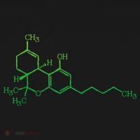 THC Cannabis Marijuana Medicine Chemical Formula Backpack thumb 2