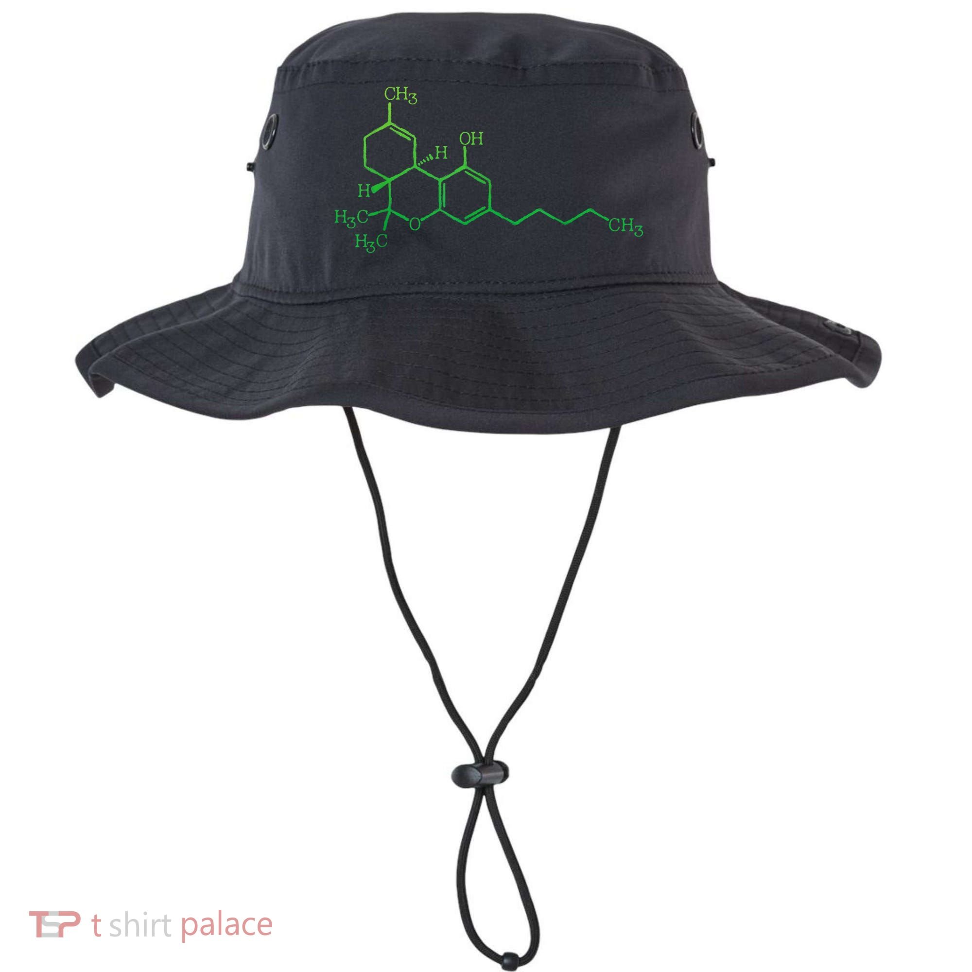 THC Cannabis Marijuana Medicine Chemical Formula Bucket Hat