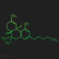 THC Cannabis Marijuana Medicine Chemical Formula Tumbler thumb 3