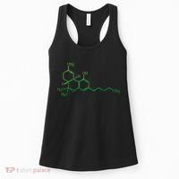 THC Cannabis Marijuana Medicine Chemical Formula Women's Tank Top thumb 0