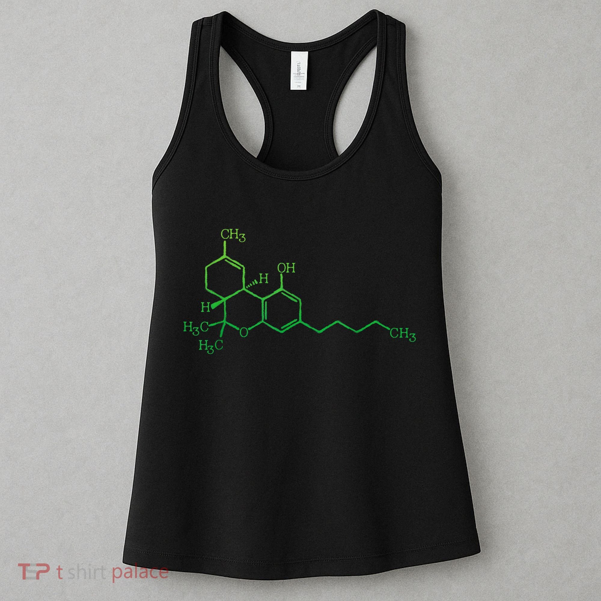 THC Cannabis Marijuana Medicine Chemical Formula Women's Tank Top