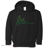 THC Cannabis Marijuana Medicine Chemical Formula Toddler Hoodie thumb 0